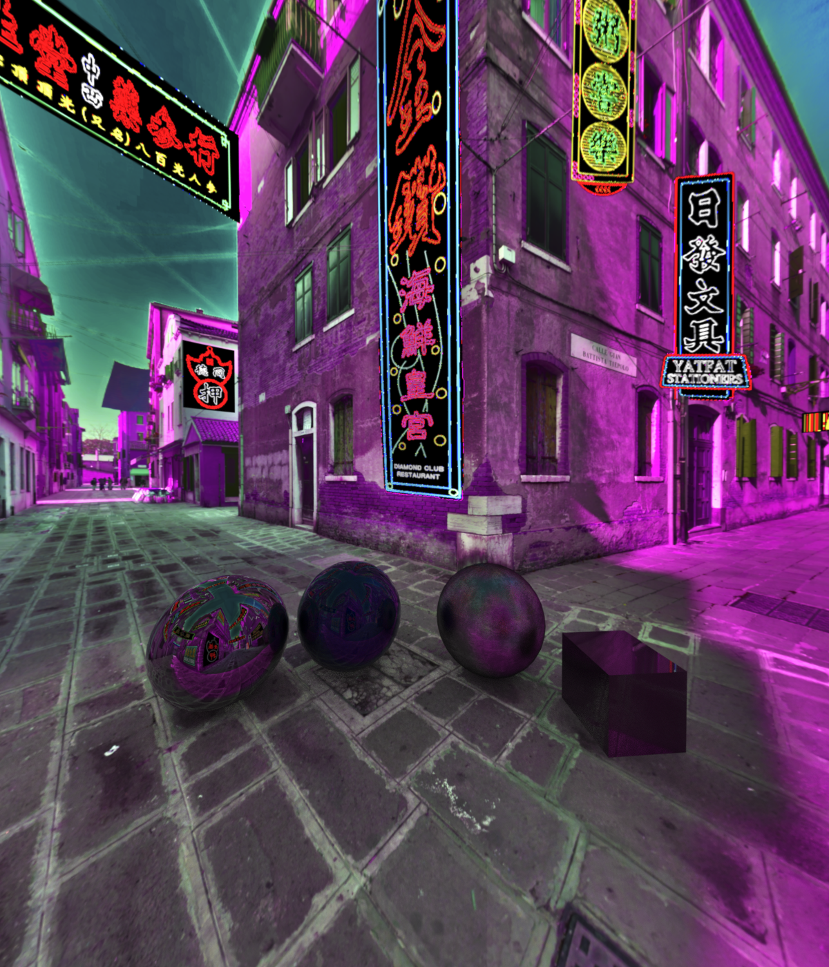 Neon street HDRI for Daz and Poser by N/A