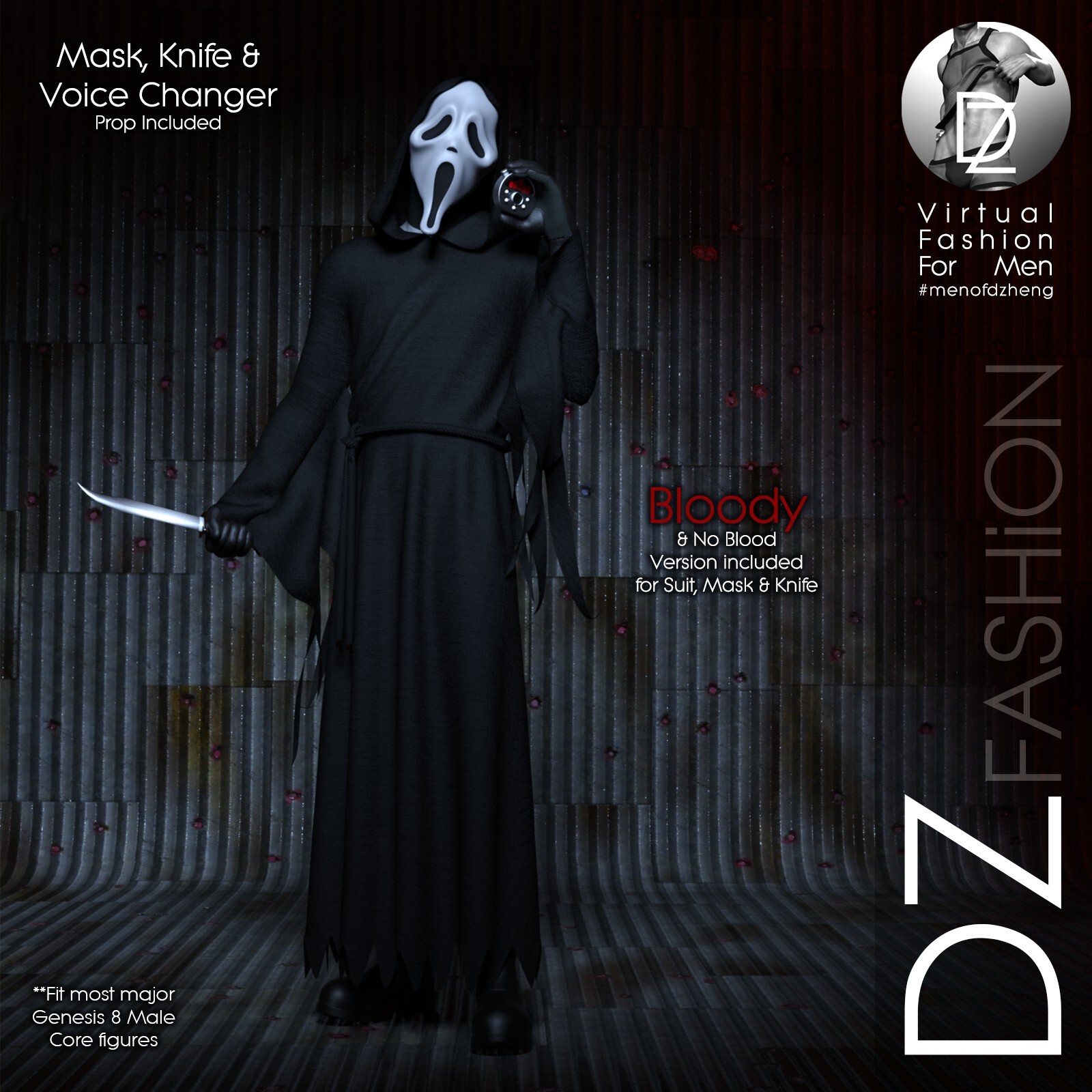 DZ G8M Horror IconZ - DForce FreakFaceZ Costume by N/A