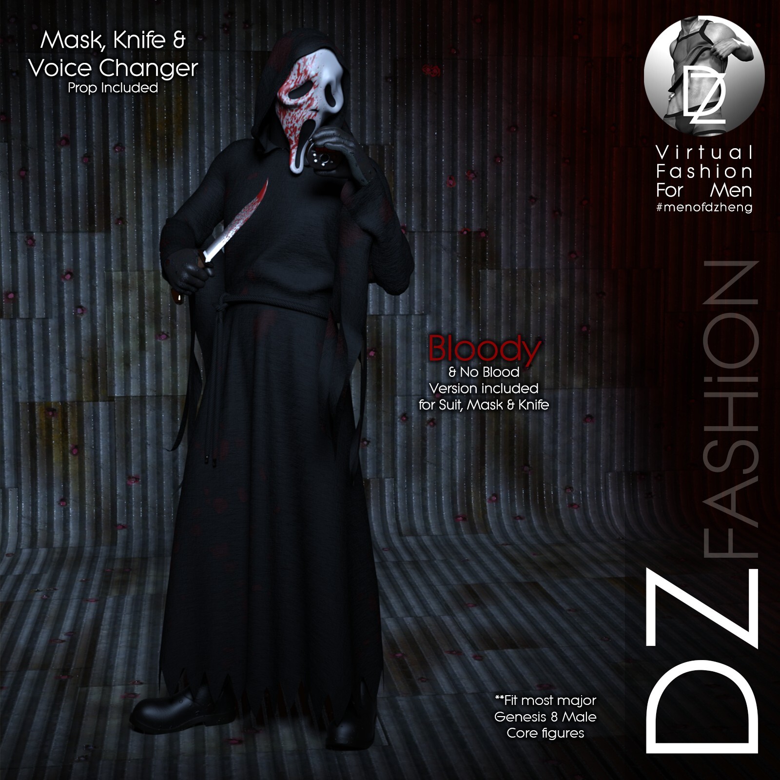 DZ G8M Horror IconZ - DForce FreakFaceZ Costume by N/A