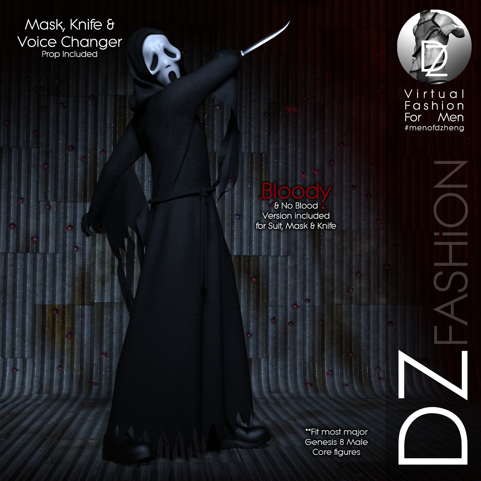 DZ G8M Horror IconZ - DForce FreakFaceZ Costume by N/A