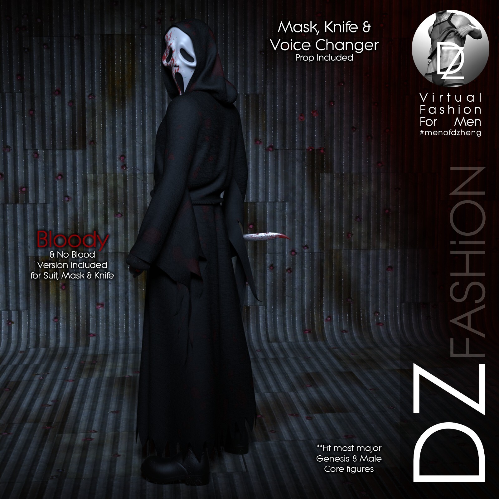 DZ G8M Horror IconZ - DForce FreakFaceZ Costume by N/A