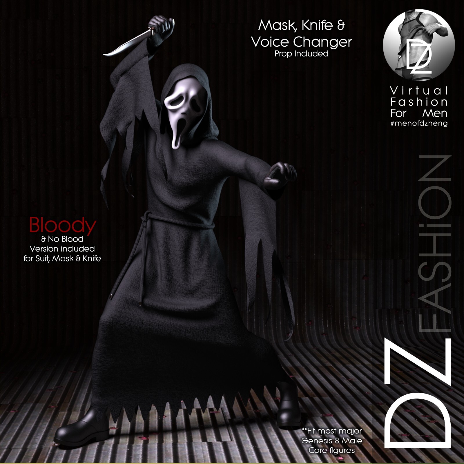 DZ G8M Horror IconZ - DForce FreakFaceZ Costume by N/A