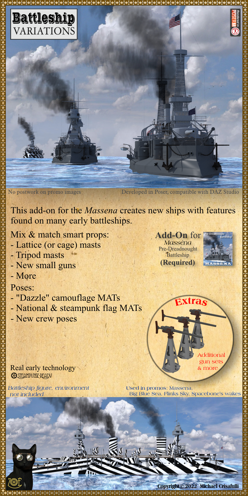 Battleship Variations for the Massena by N/A