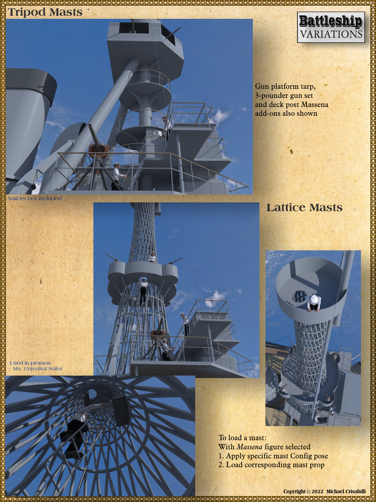 Battleship Variations for the Massena by N/A