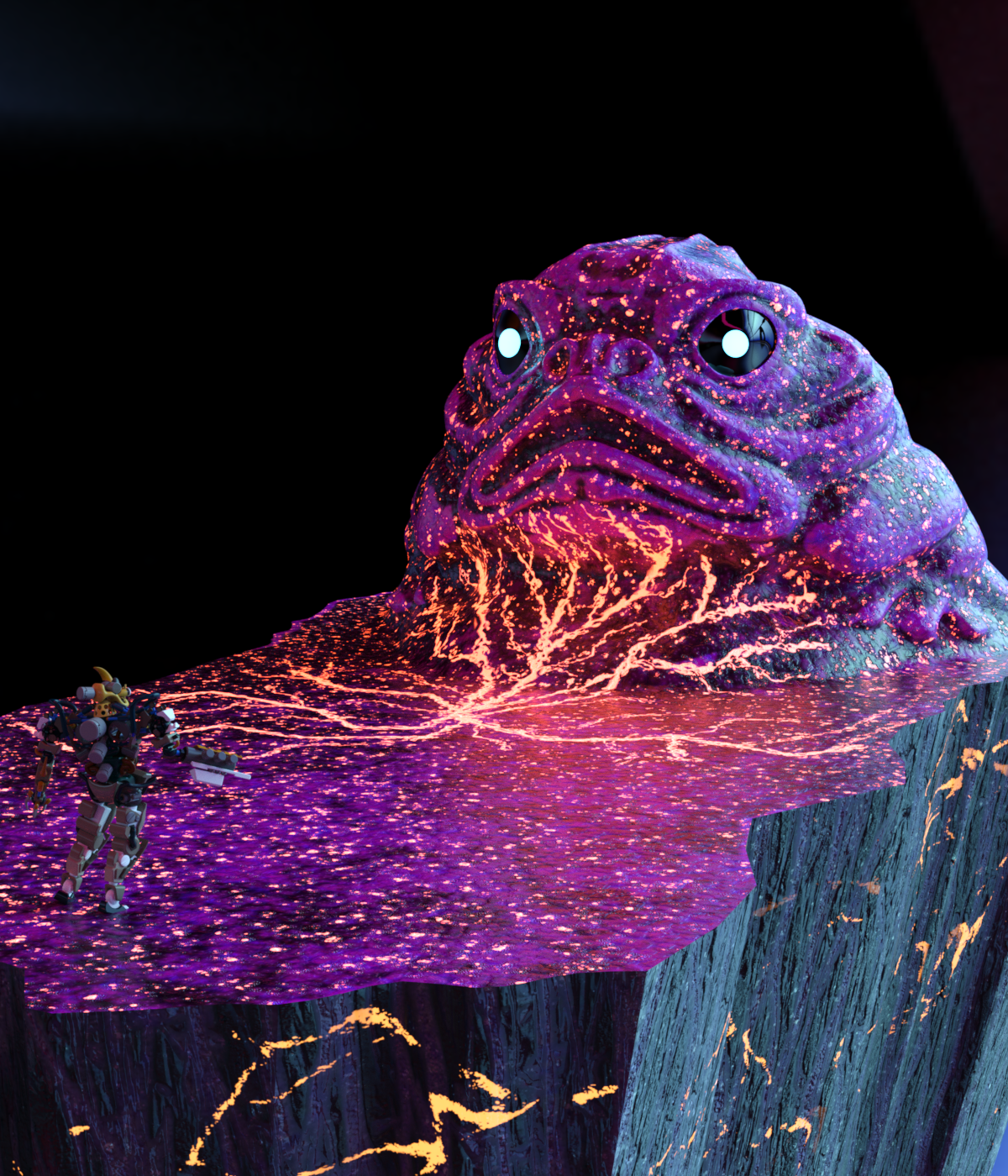 Toad cliff for Daz and Poser by N/A