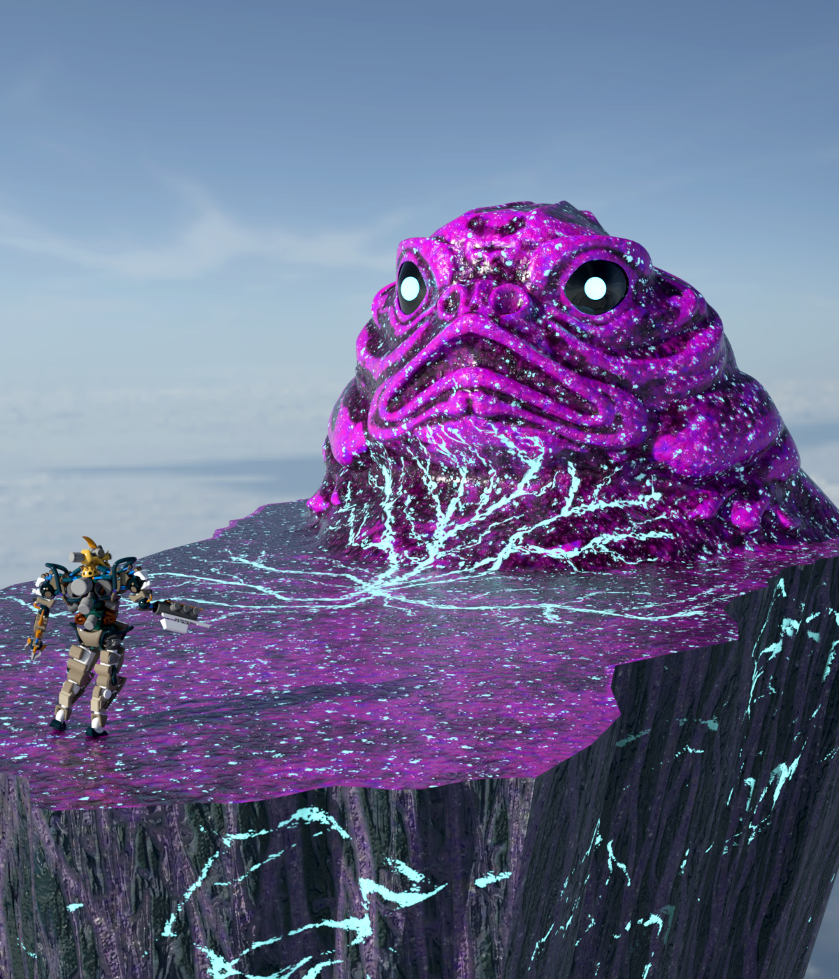 Toad cliff for Daz and Poser by N/A