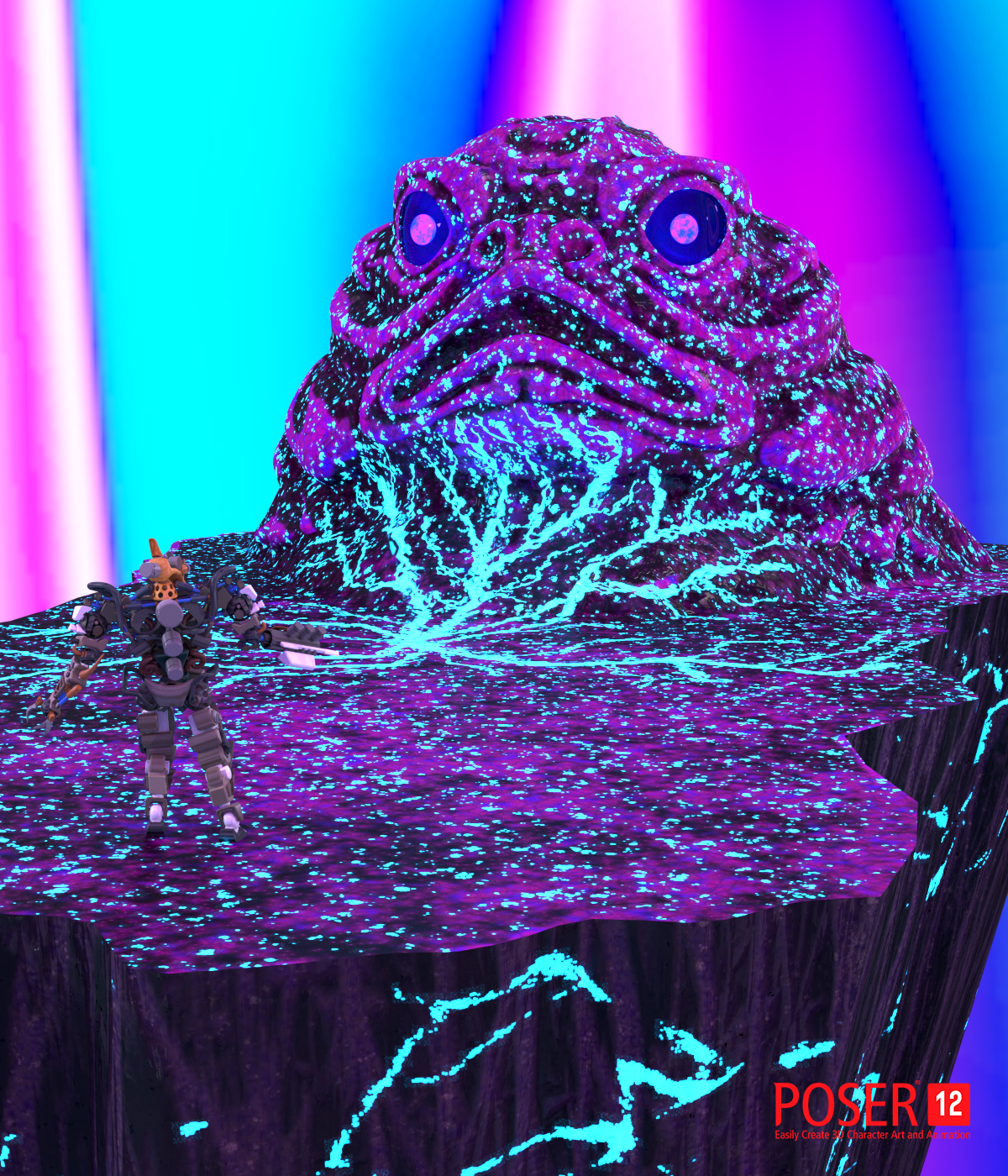 Toad cliff for Daz and Poser by N/A