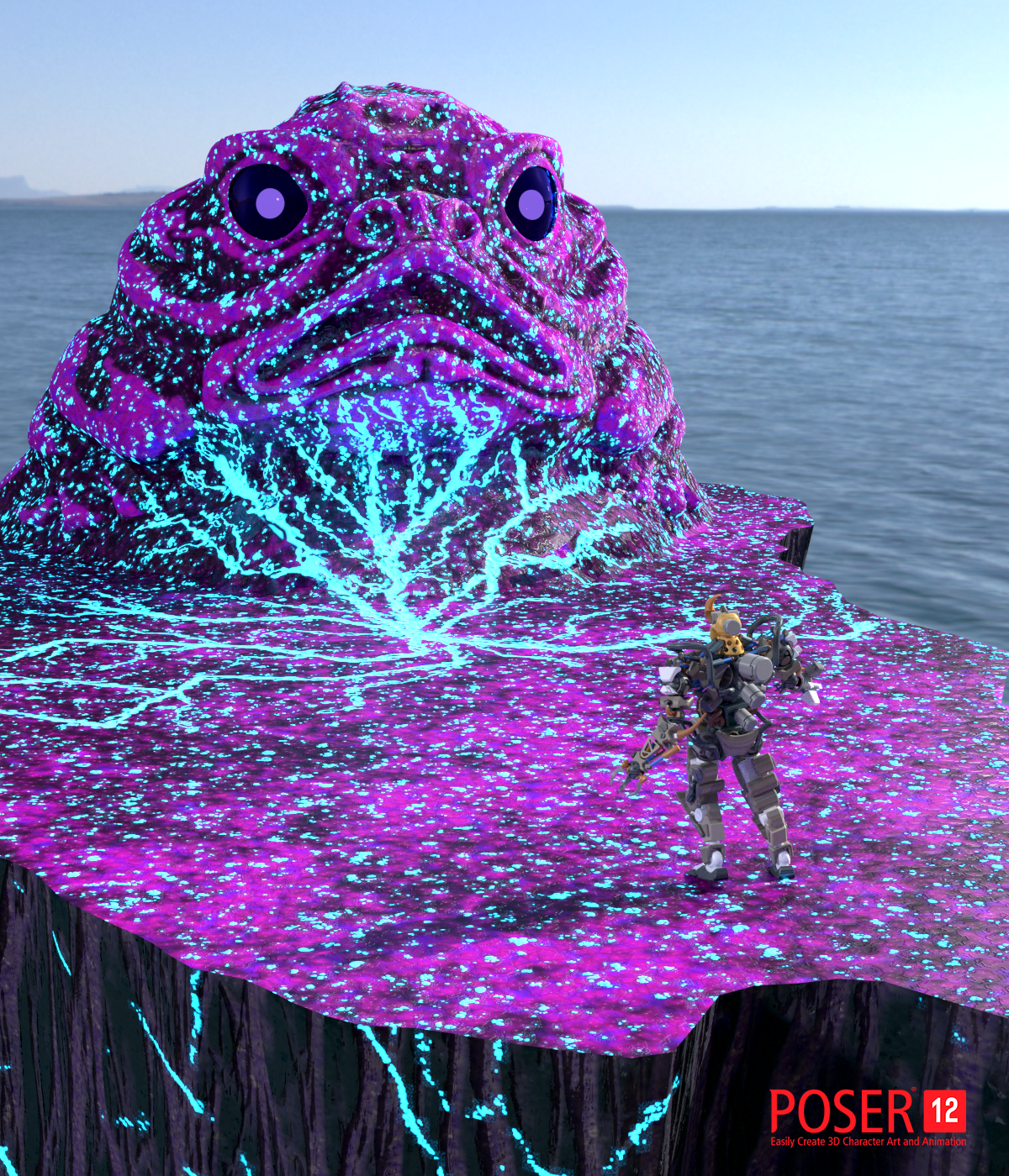 Toad cliff for Daz and Poser by N/A