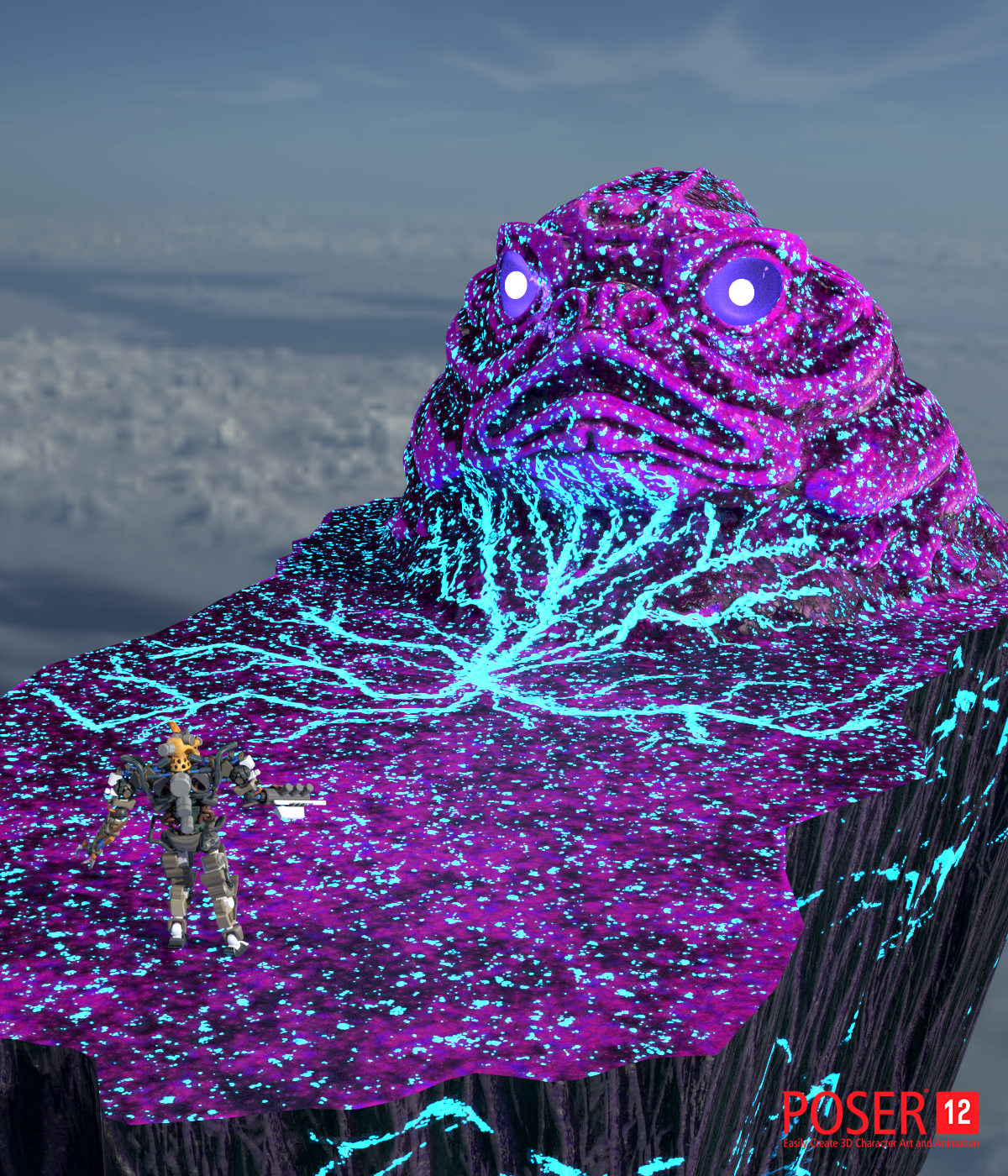 Toad cliff for Daz and Poser by N/A