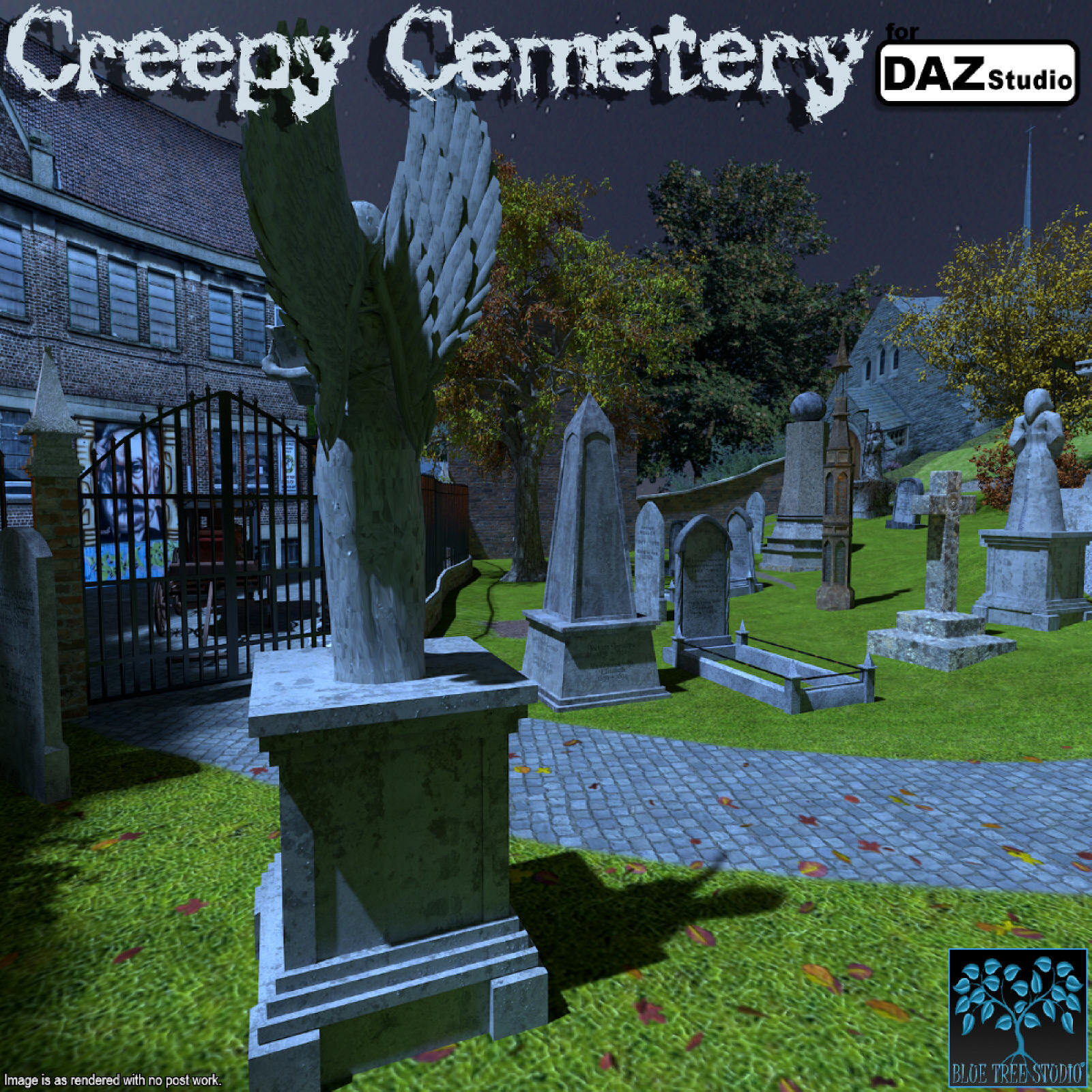 Creepy Cemetery for Daz Studio by N/A