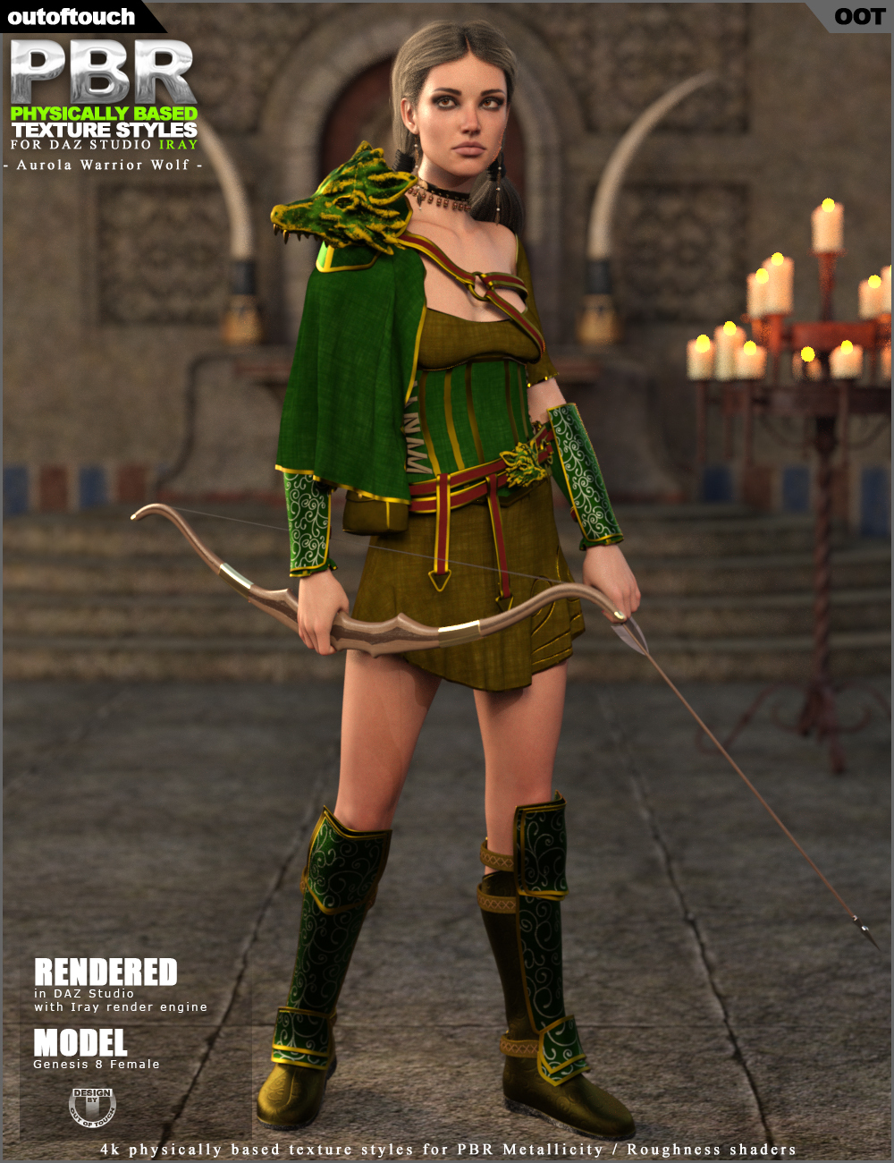 OOT PBR Texture Styles for Aurola Warrior Wolf by N/A