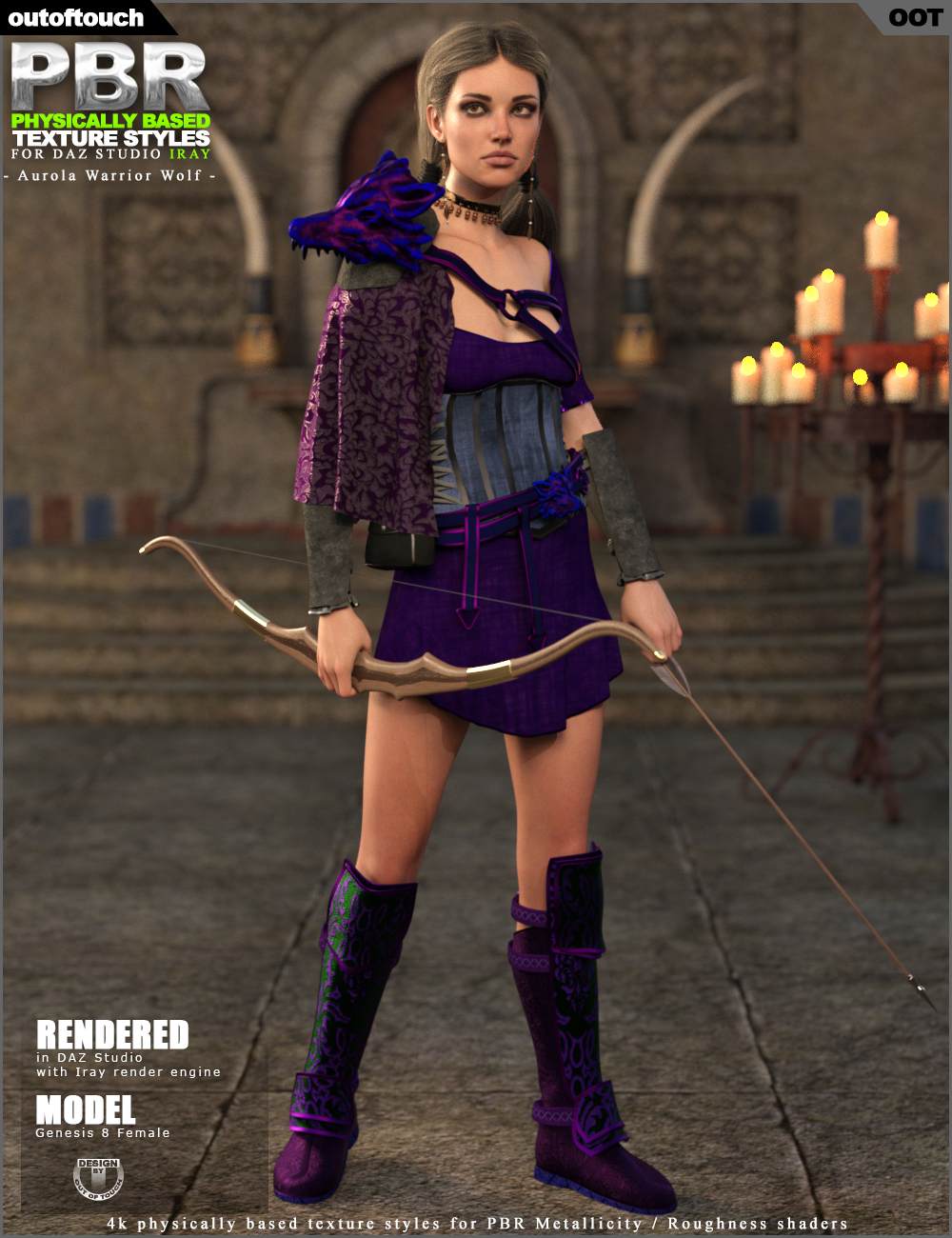 OOT PBR Texture Styles for Aurola Warrior Wolf by N/A