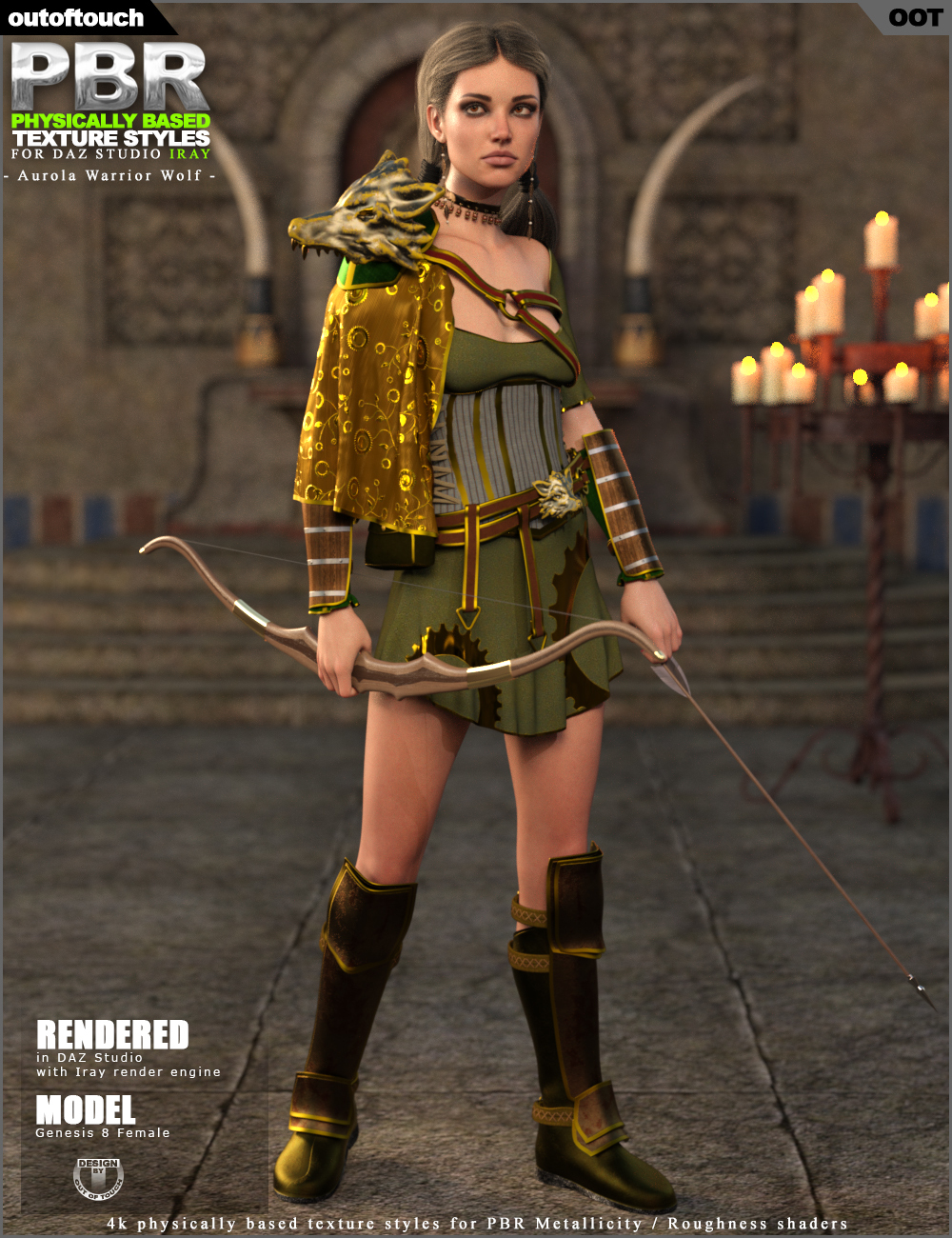 OOT PBR Texture Styles for Aurola Warrior Wolf by N/A