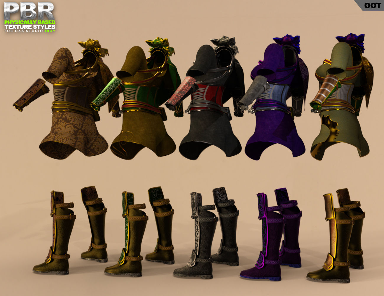 OOT PBR Texture Styles for Aurola Warrior Wolf by N/A