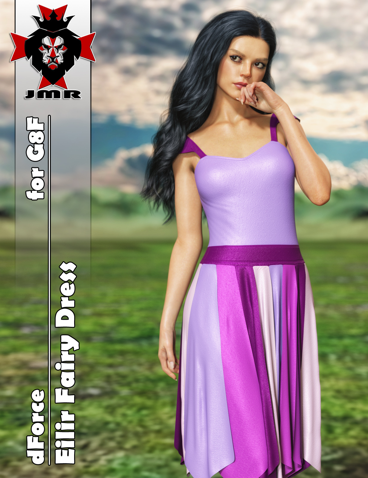 JMR dForce Eilir Fairy Dress for G8F by N/A