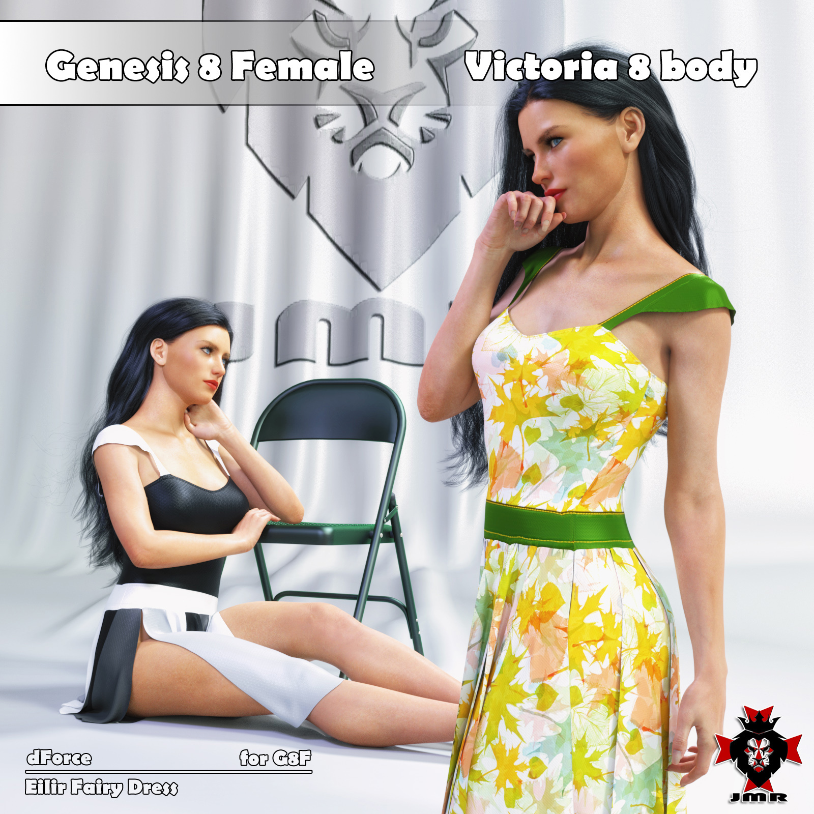 JMR dForce Eilir Fairy Dress for G8F by N/A