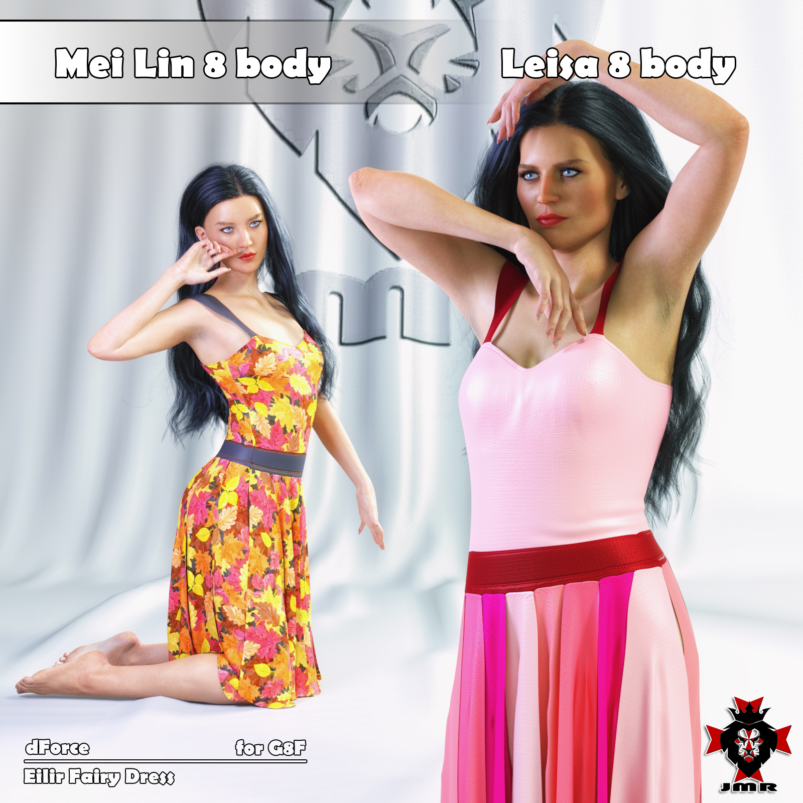 JMR dForce Eilir Fairy Dress for G8F by N/A