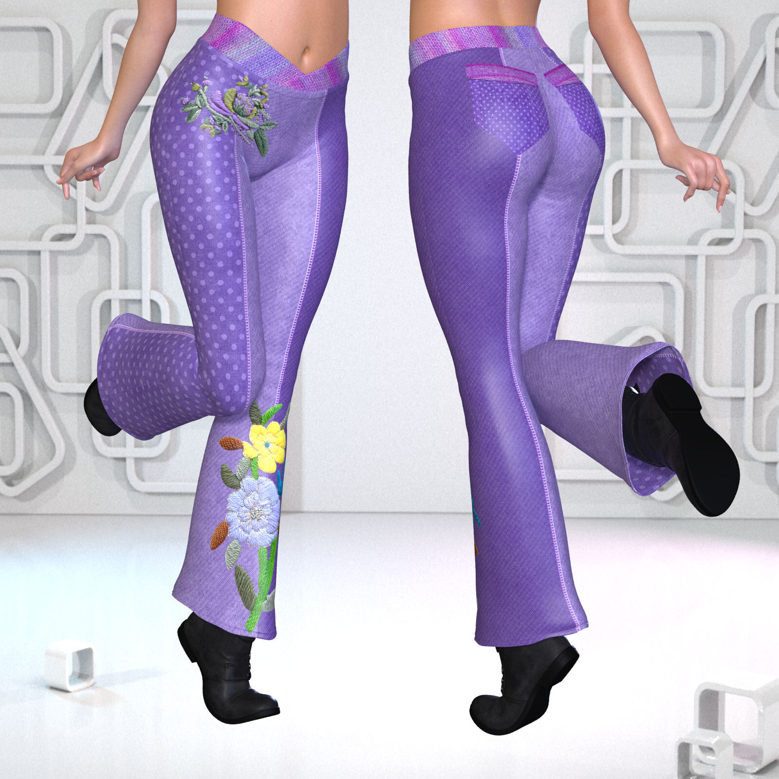 DA-Femenin for Flared Pants by N/A