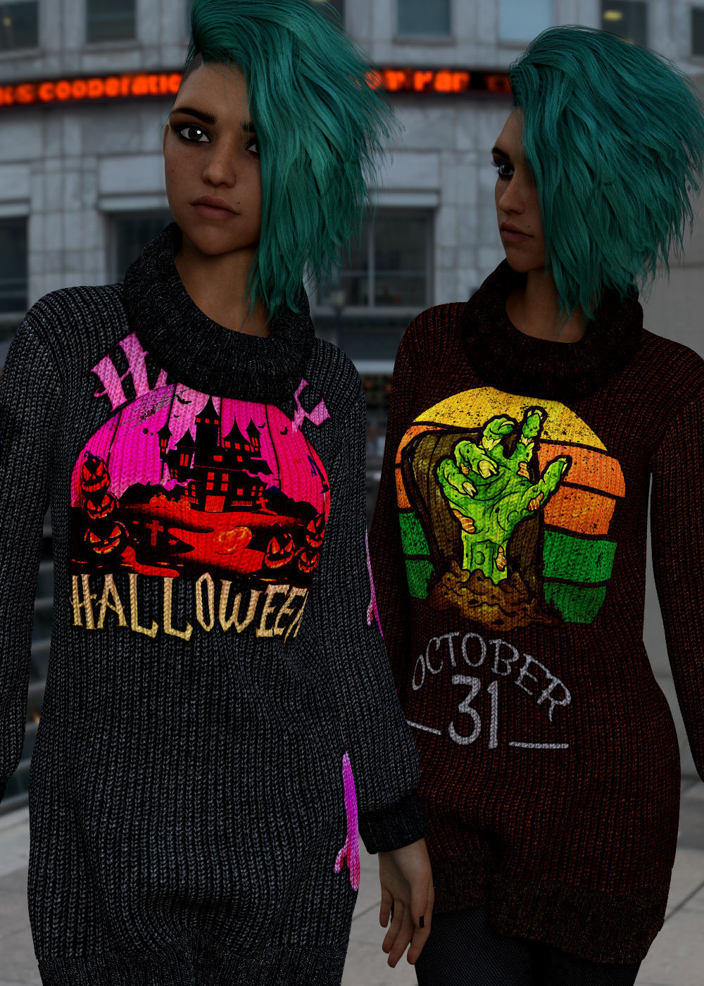 October for dForce LongSweater  G8F by N/A