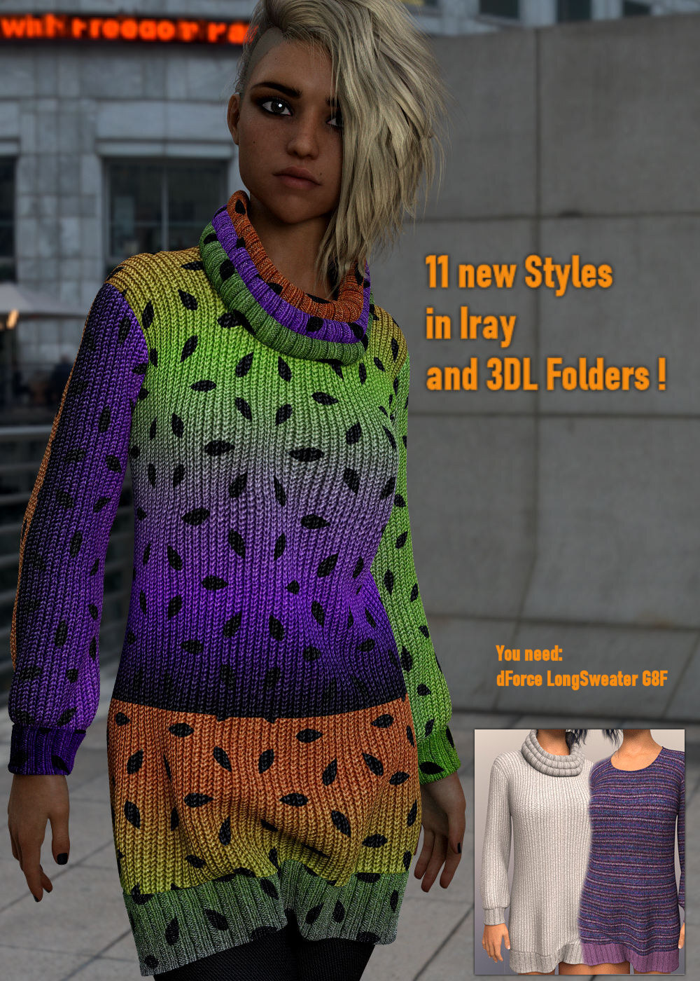 October for dForce LongSweater  G8F by N/A