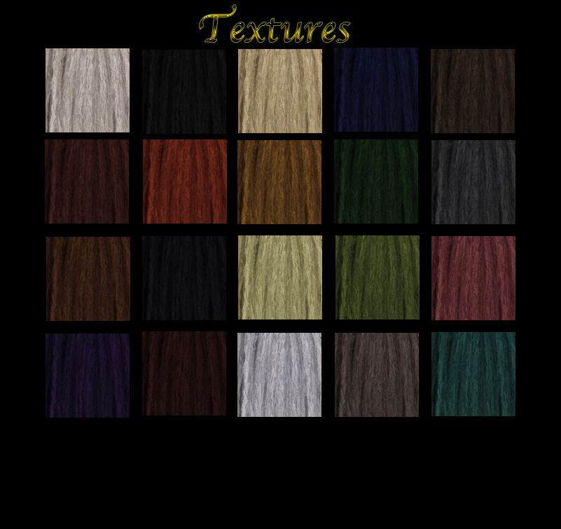 Prae-Swamp Witch Hair For G8F Daz by N/A