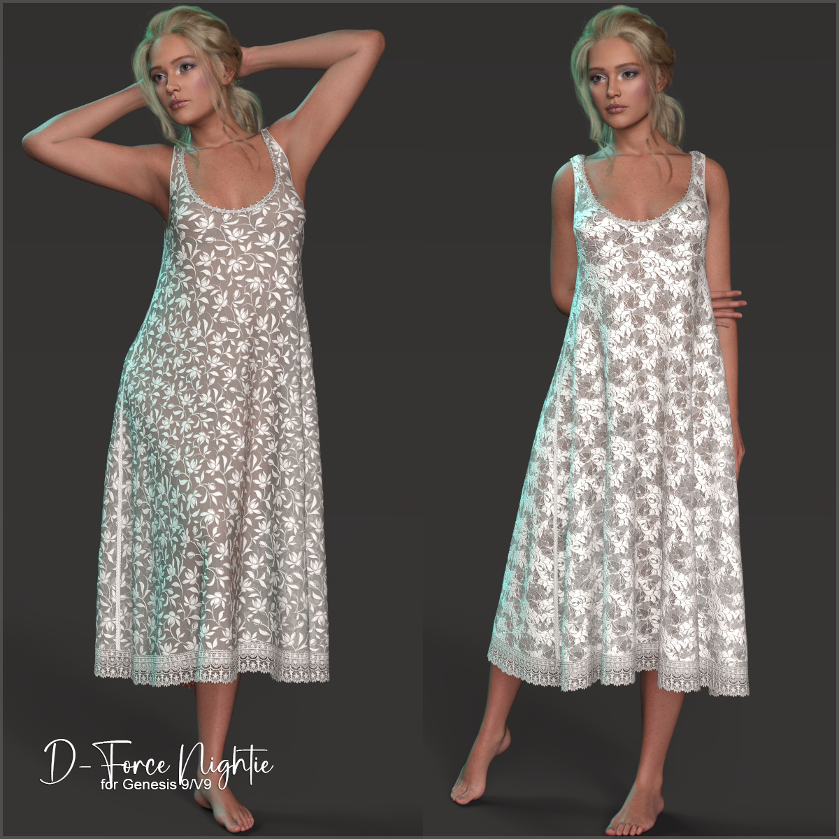 D-Force Nightie for Genesis 9 by N/A