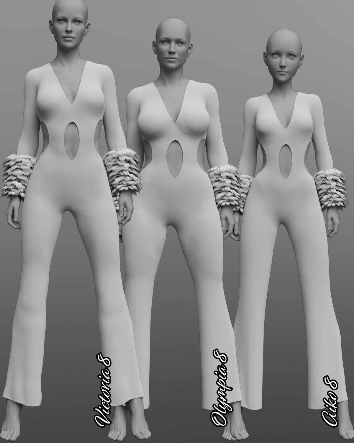 Prancesuit dForce for Genesis 8 Females by N/A