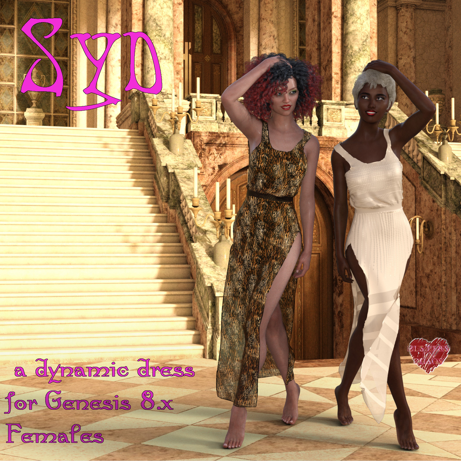 Syd Dress for Genesis 8.x Females by N/A