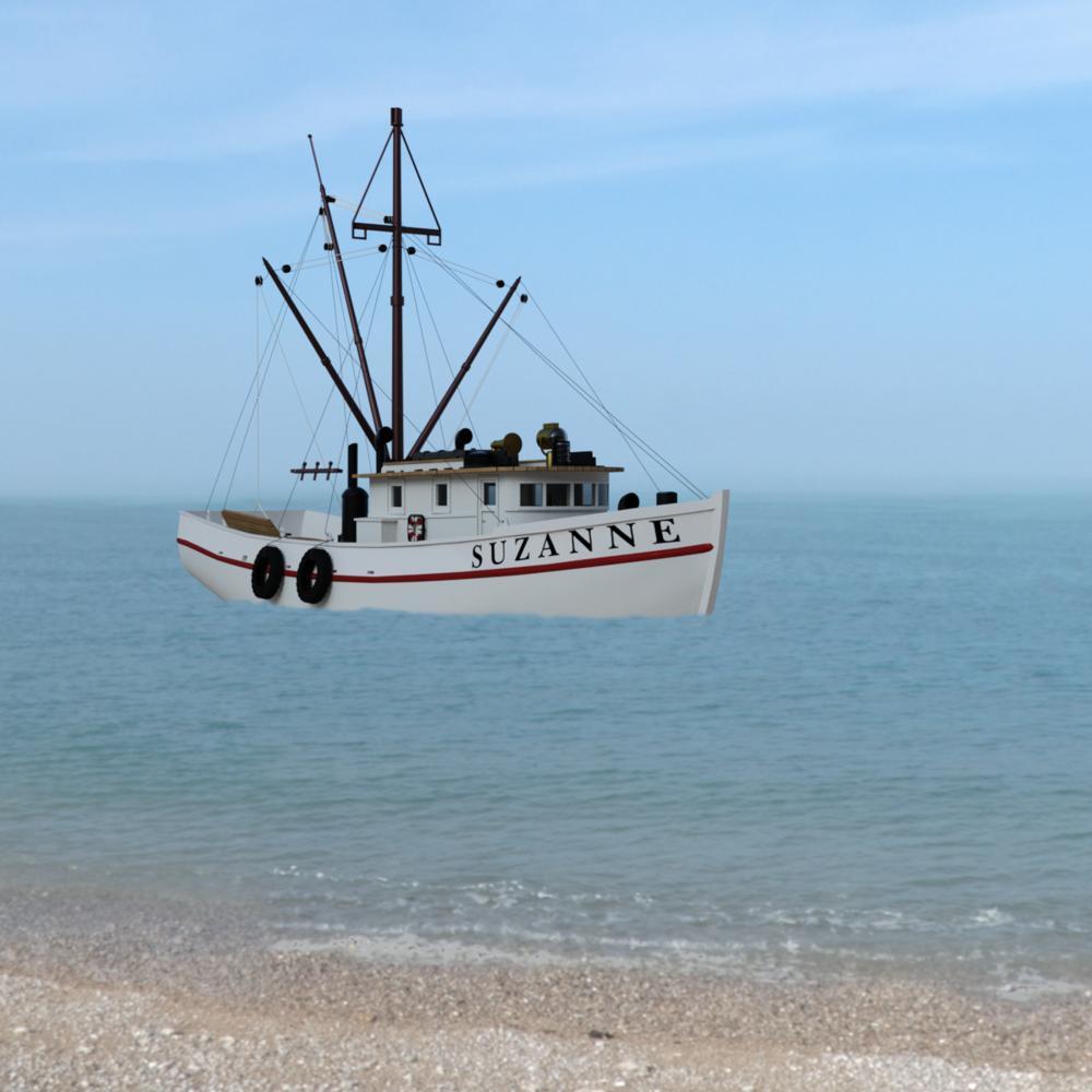 Shrimp Boat for DAZ Studio by N/A