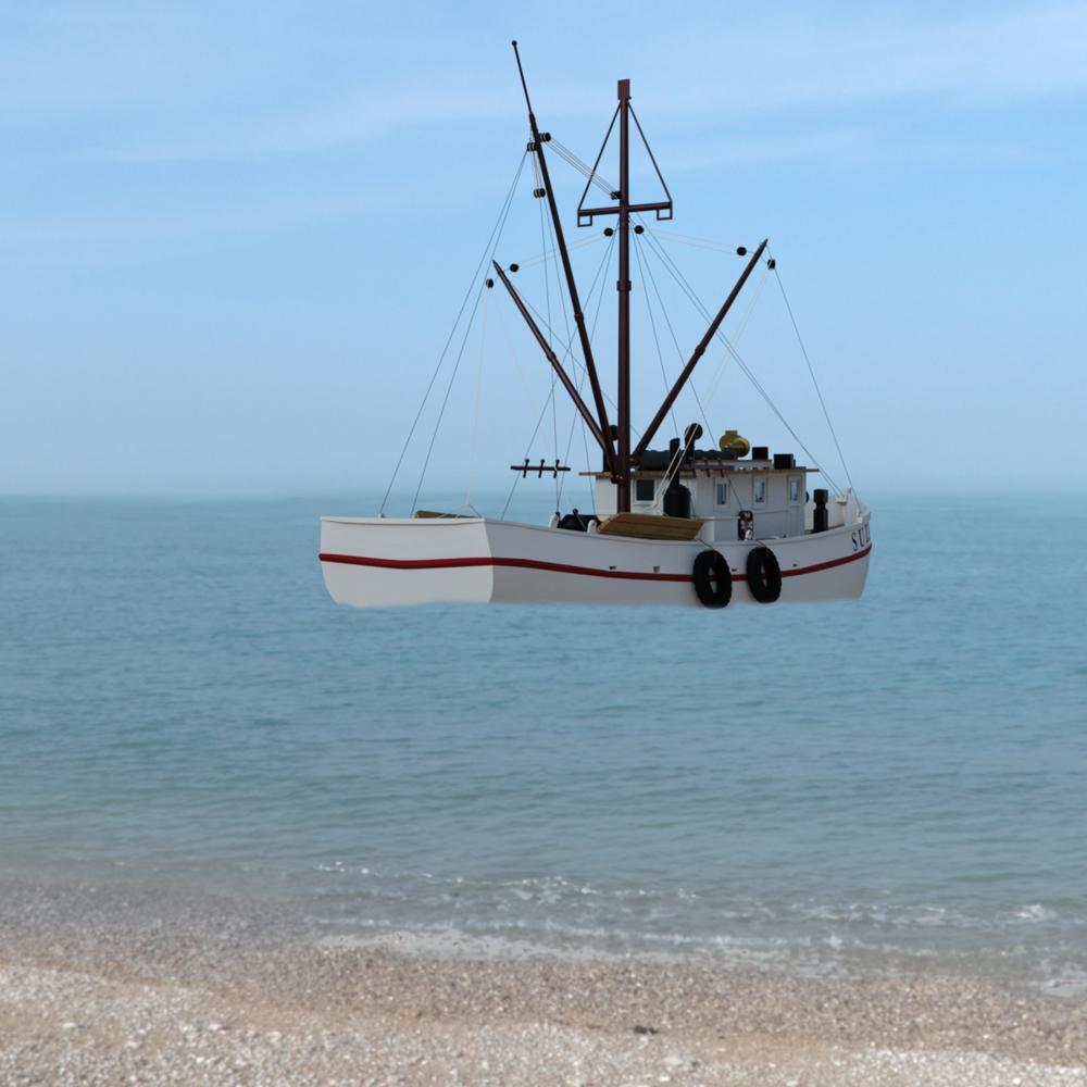 Shrimp Boat for DAZ Studio by N/A