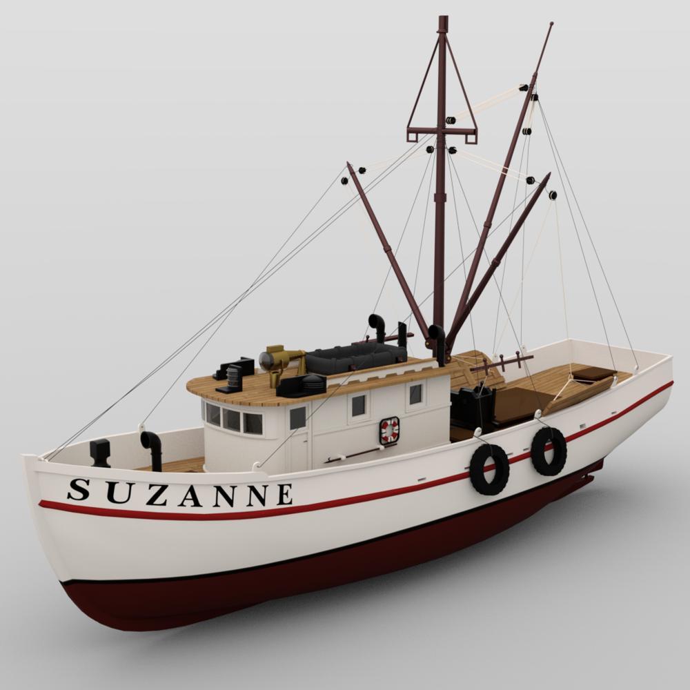 Shrimp Boat for DAZ Studio by N/A
