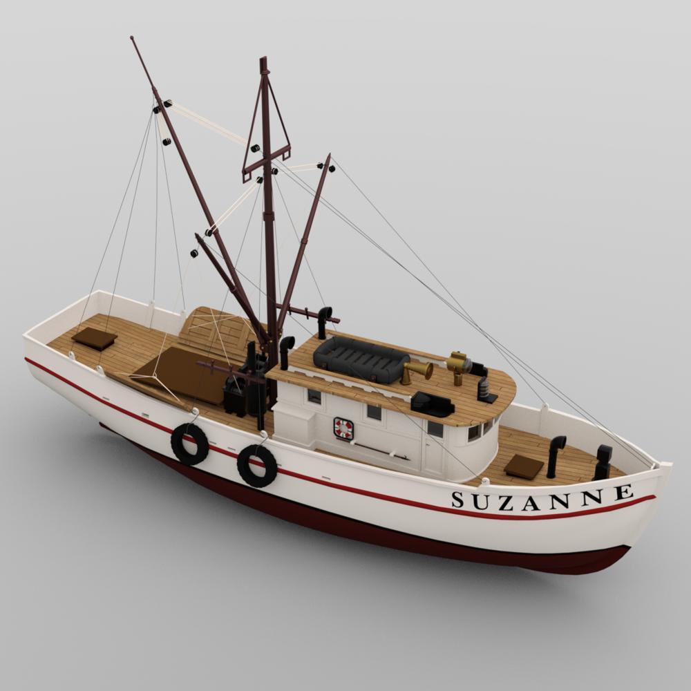 Shrimp Boat for DAZ Studio by N/A