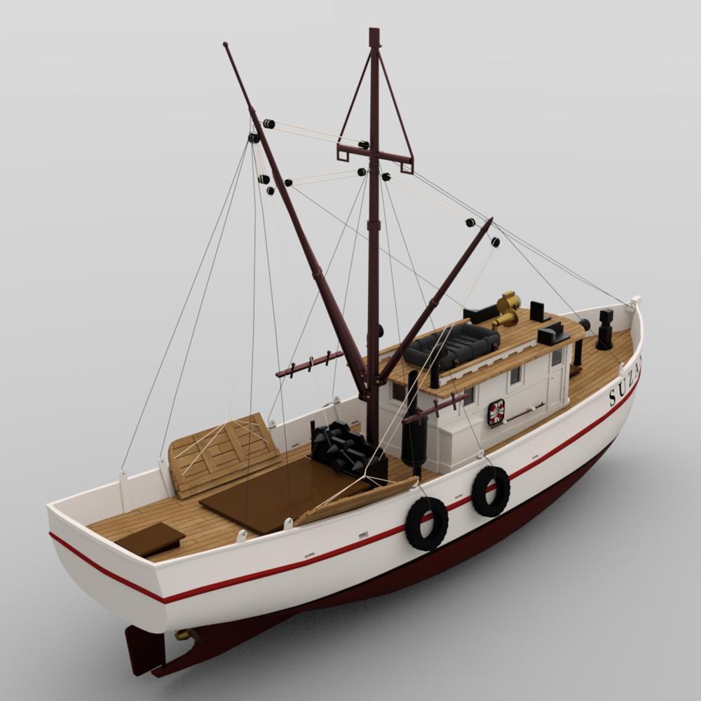 Shrimp Boat for DAZ Studio by N/A