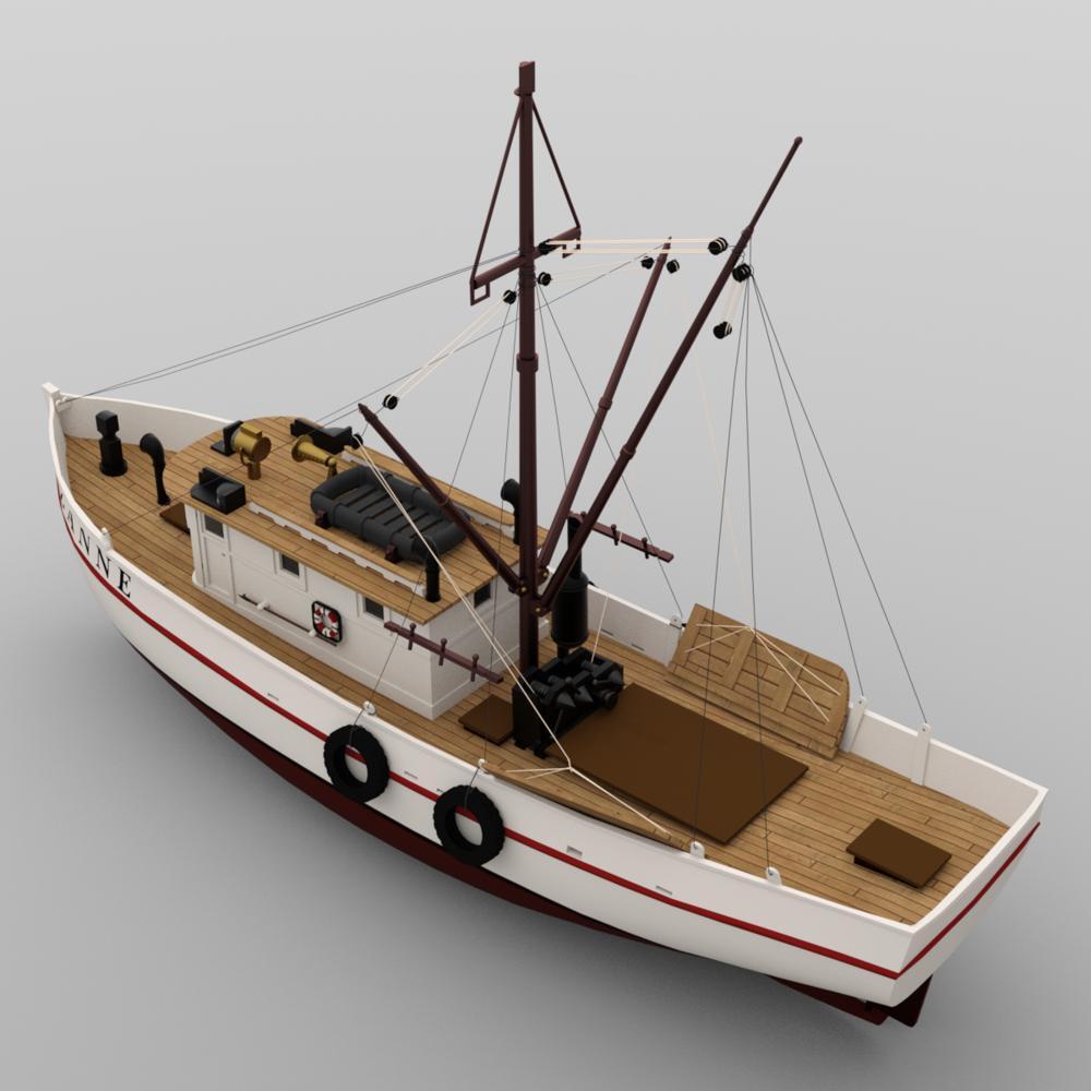 Shrimp Boat for DAZ Studio by N/A