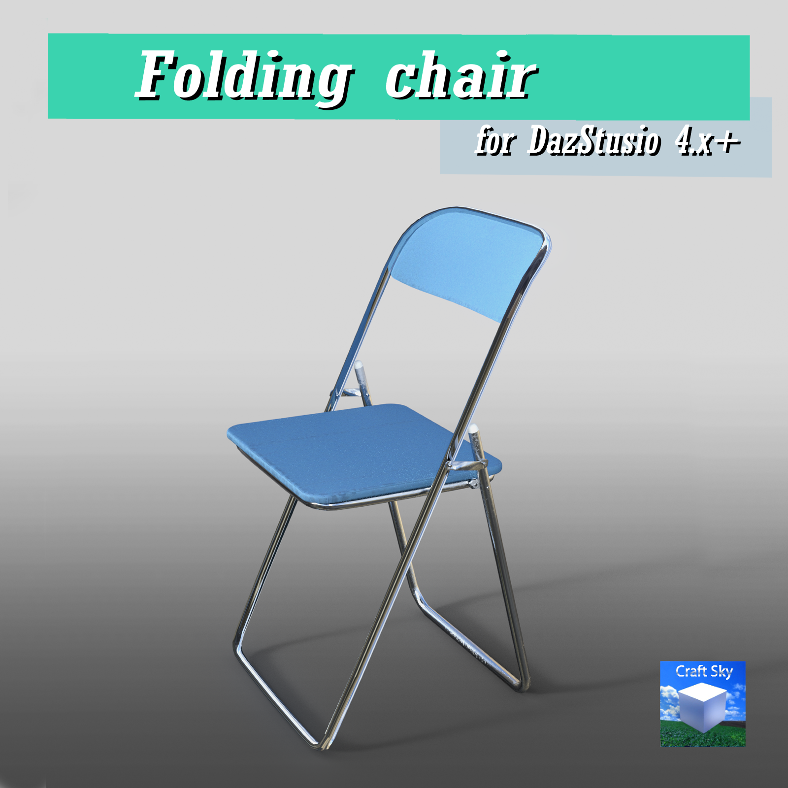 Folding chair for DazStudio4.x by N/A