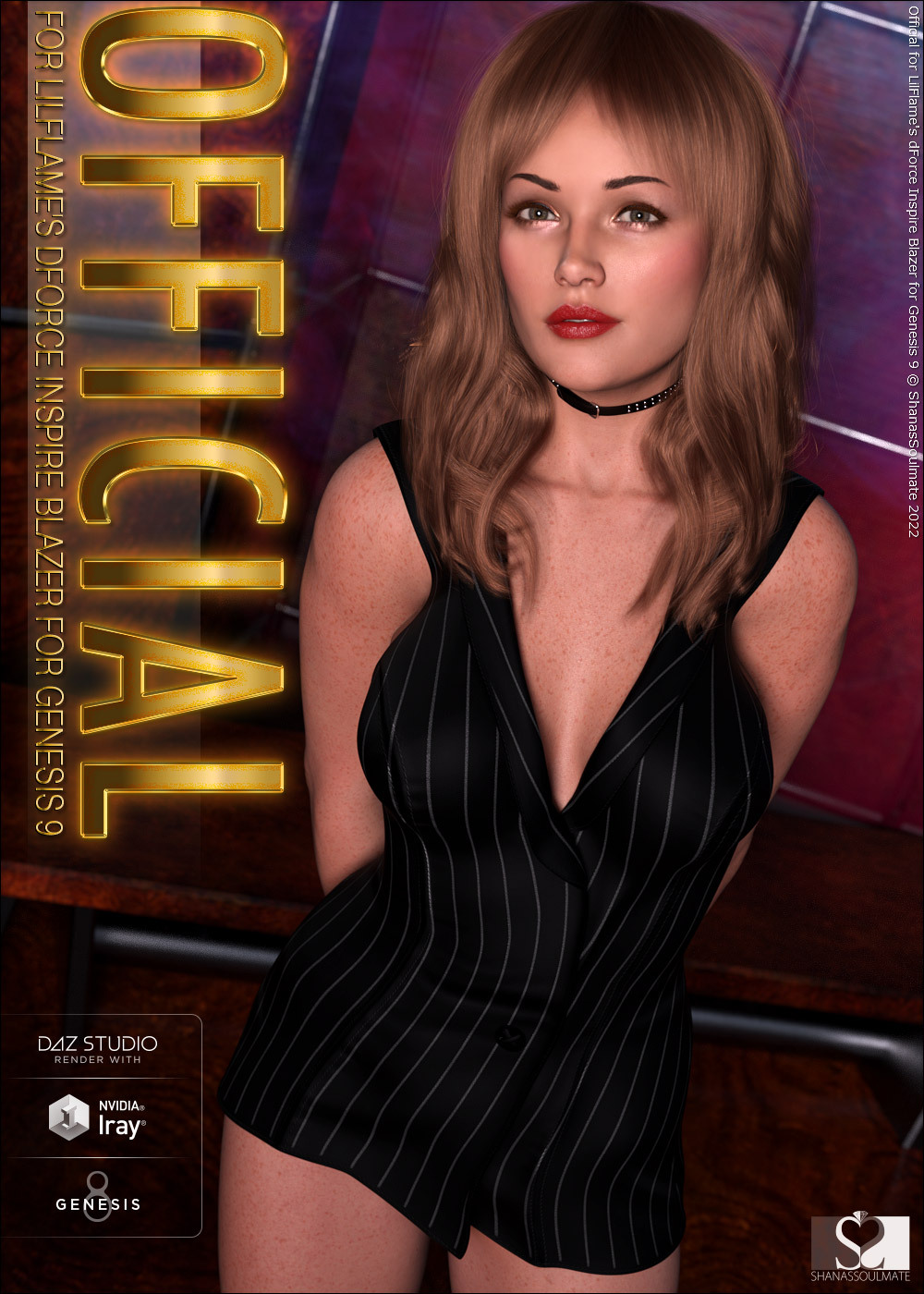 Official for dForce Inspire Blazer for Genesis 9 Female(s) by N/A