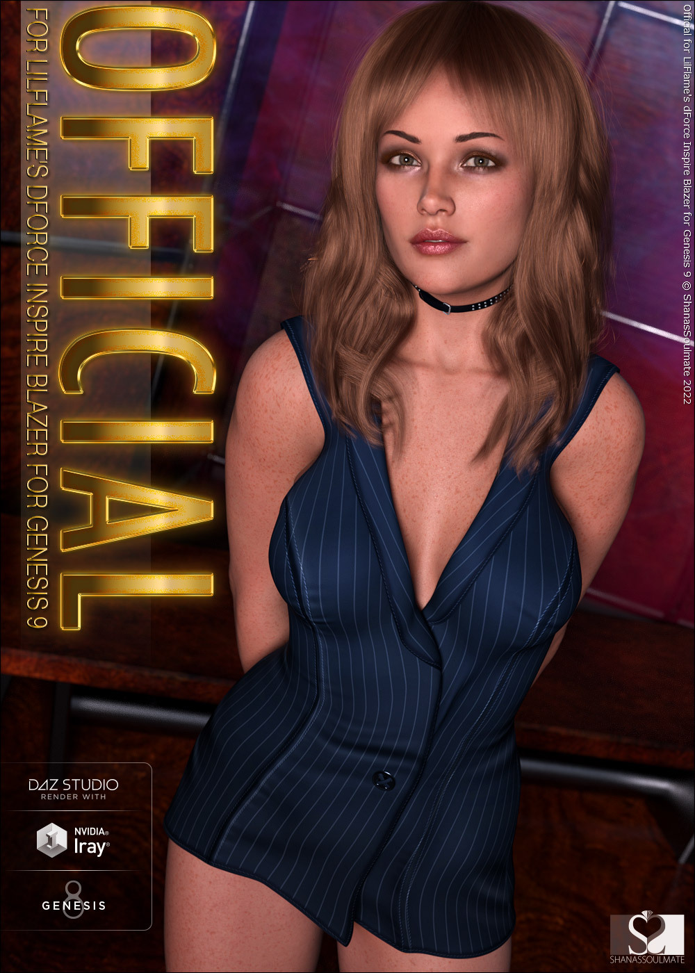Official for dForce Inspire Blazer for Genesis 9 Female(s) by N/A