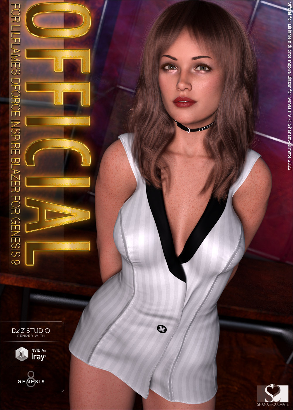 Official for dForce Inspire Blazer for Genesis 9 Female(s) by N/A