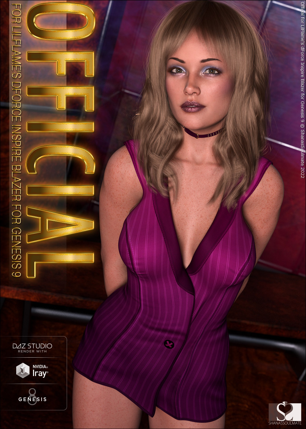 Official for dForce Inspire Blazer for Genesis 9 Female(s) by N/A