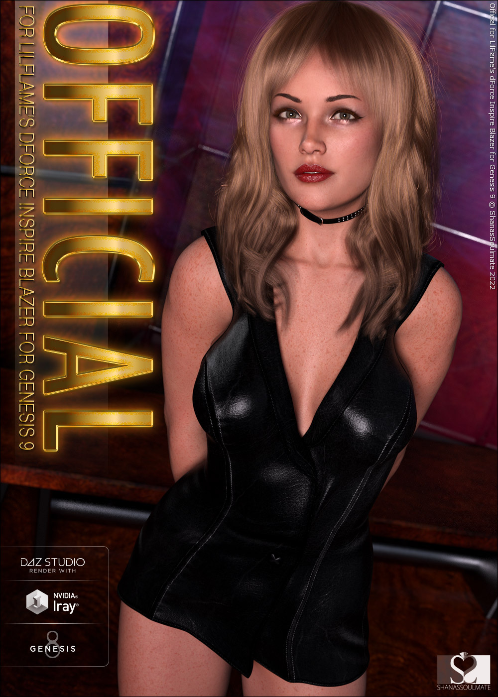 Official for dForce Inspire Blazer for Genesis 9 Female(s) by N/A