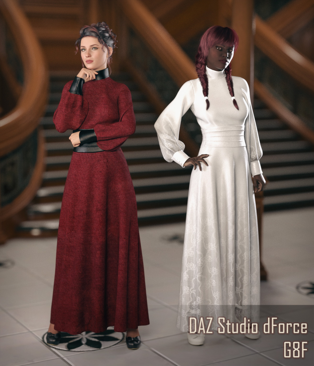 FRQ dForce: Prunella Dress for G8F by N/A