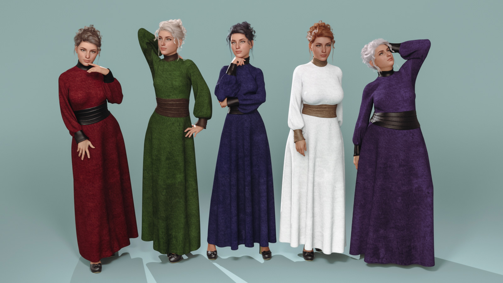 FRQ dForce: Prunella Dress for G8F by N/A