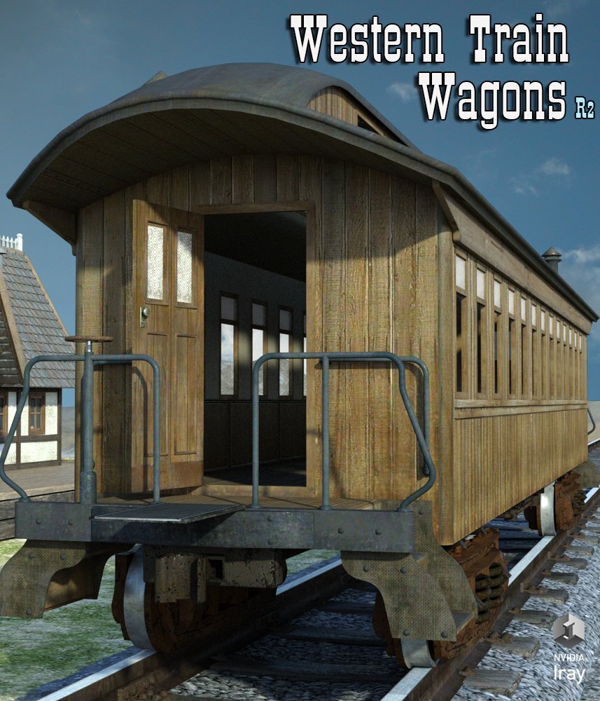 Western Train Wagons A by N/A