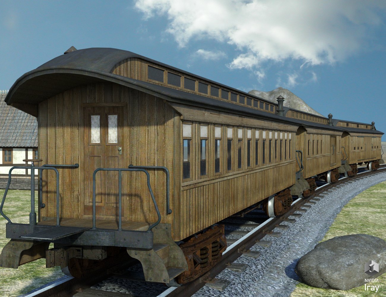 Western Train Wagons A by N/A