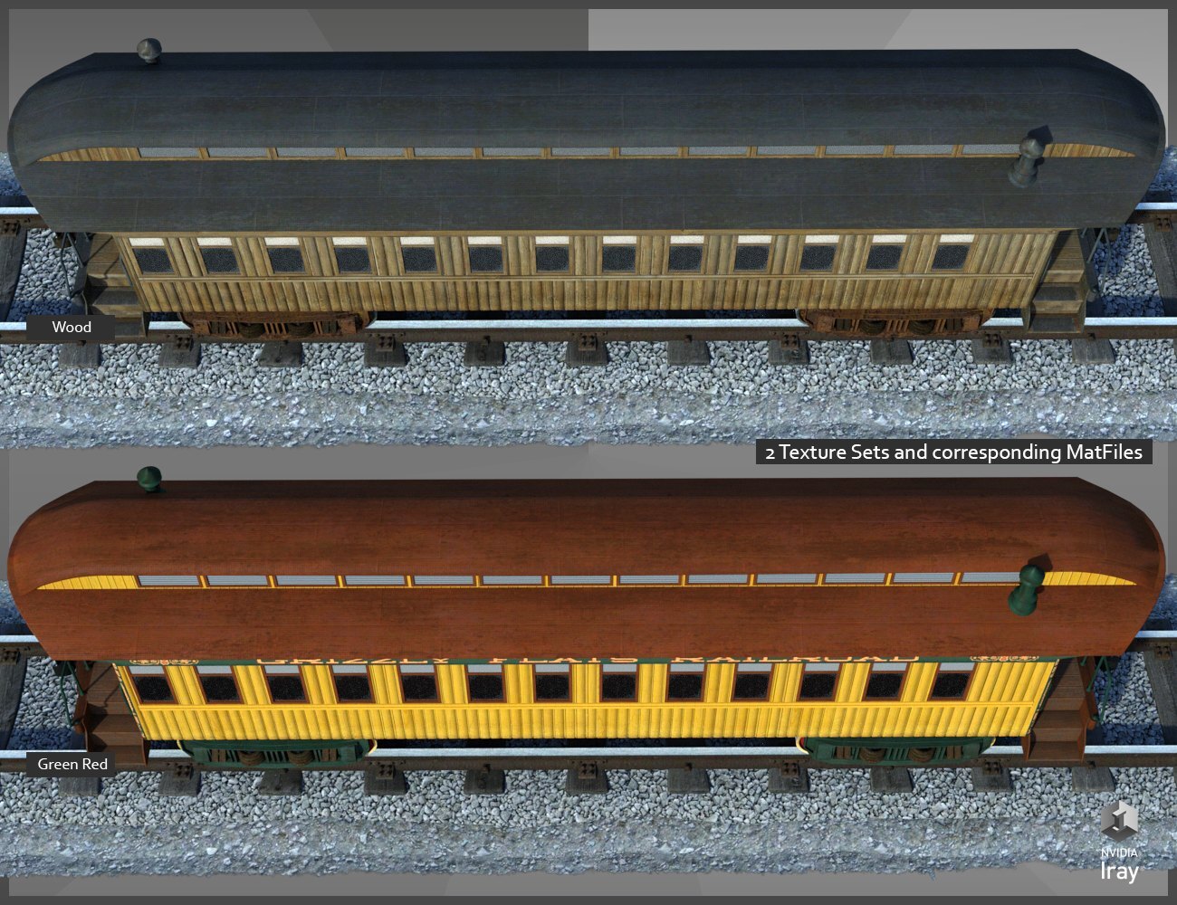 Western Train Wagons A by N/A