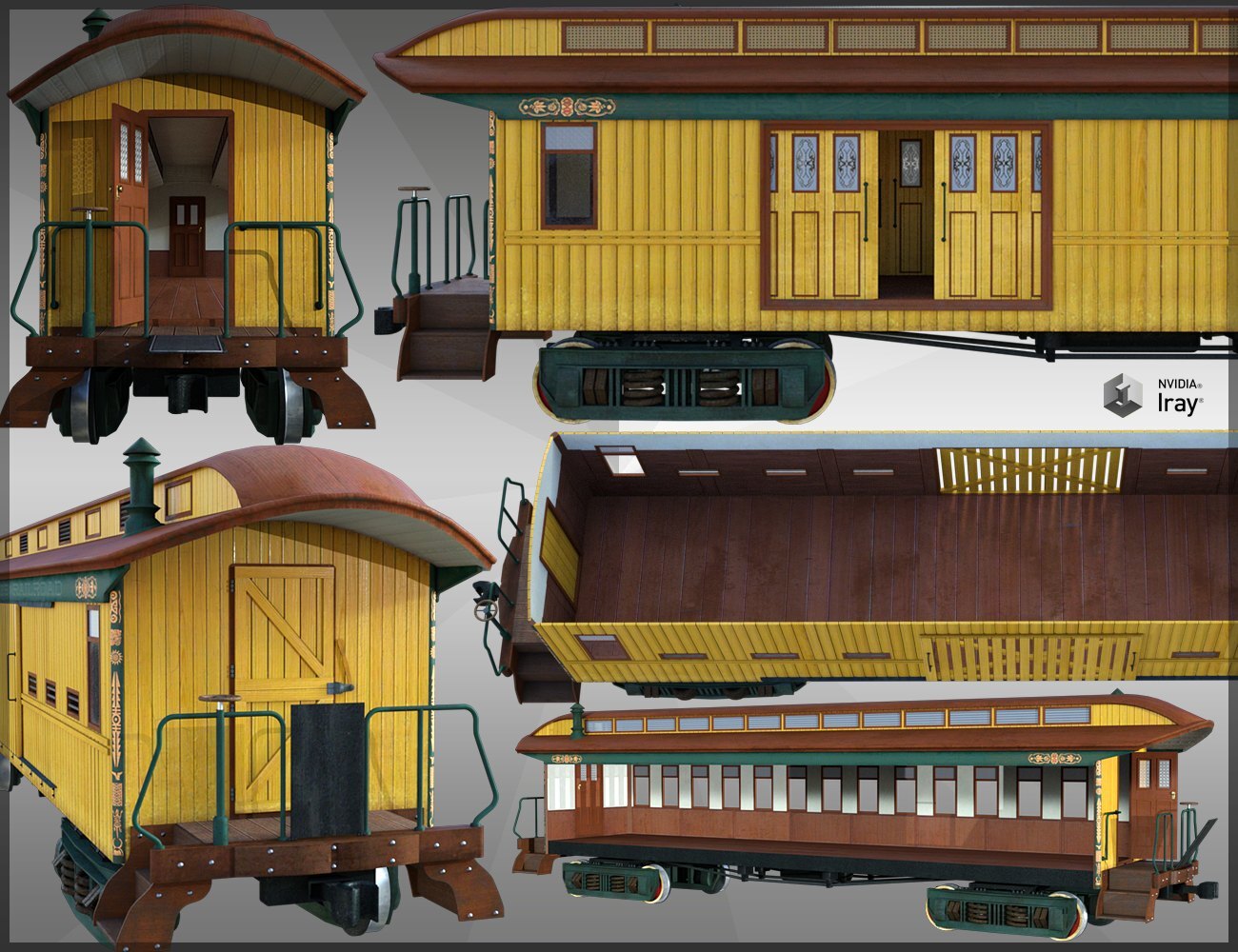 Western Train Wagons A by N/A