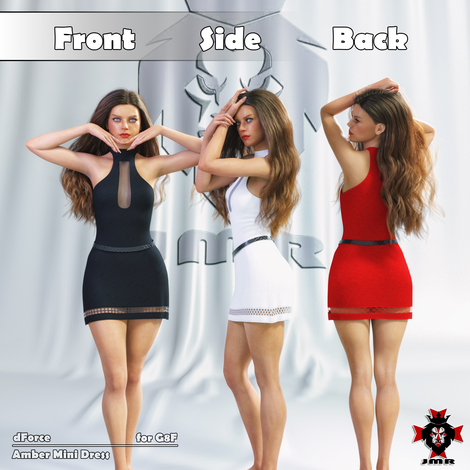 JMR dForce Amber Mini Dress for G8F by N/A