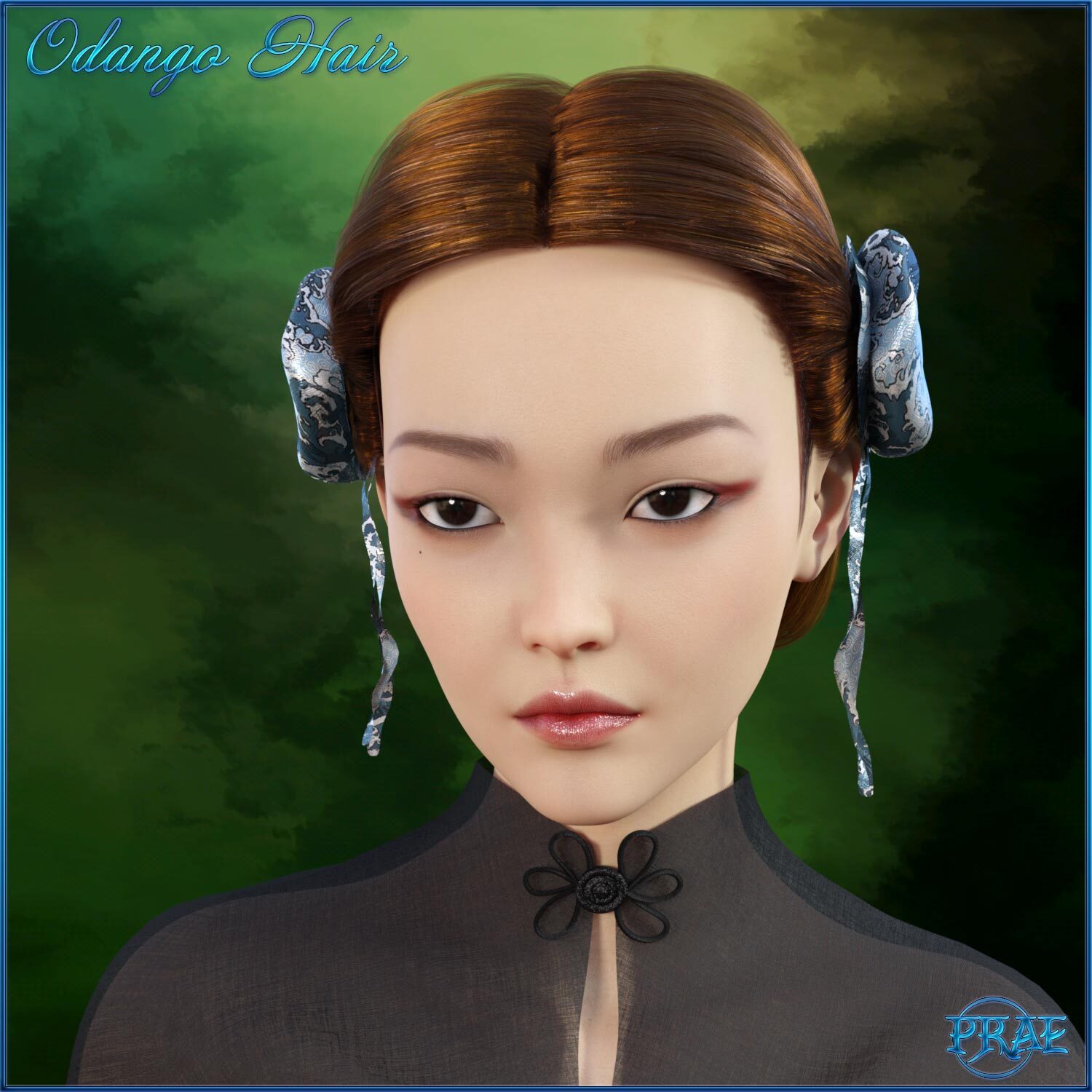 Prae-Odango Hair For G8 Daz by N/A