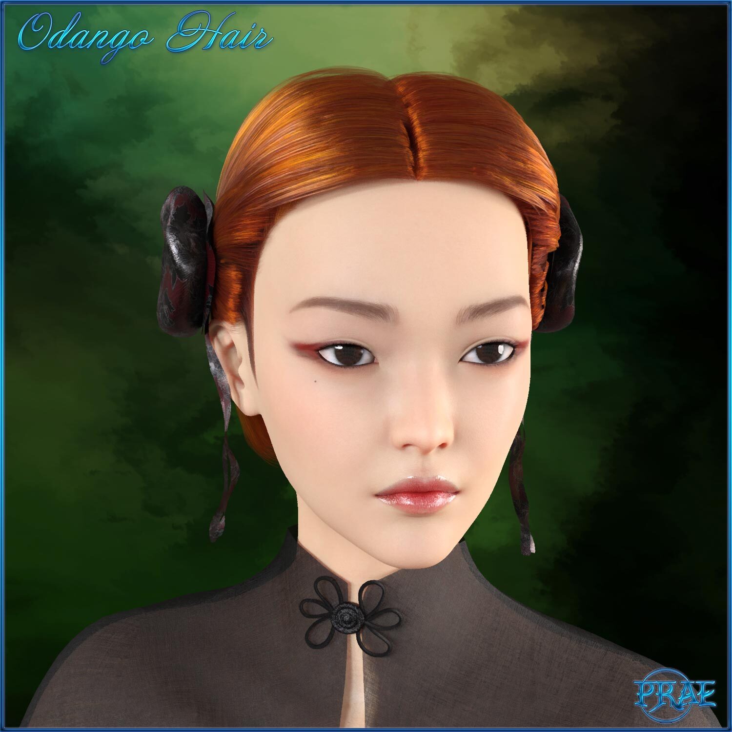 Prae-Odango Hair For G8 Daz by N/A