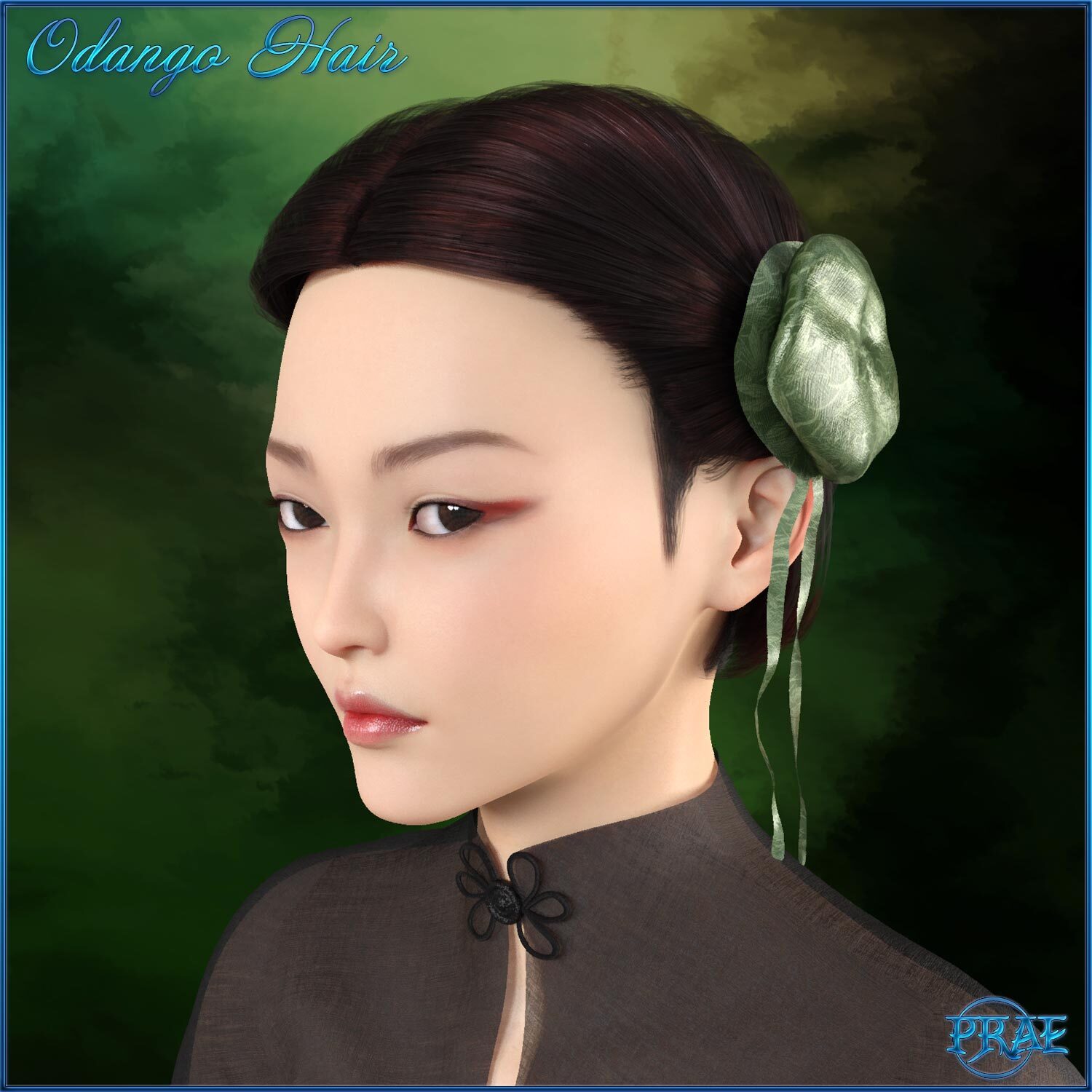 Prae-Odango Hair For G8 Daz by N/A